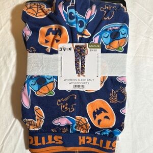 Disney Stitch Halloween Sleep Pants - Blue and Orange